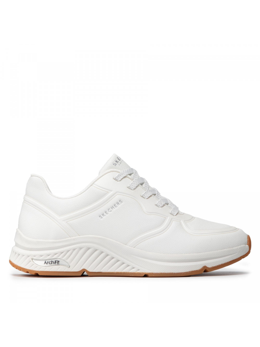 Sneakersy Skechers Mile Makers 155570 WHT Bílá